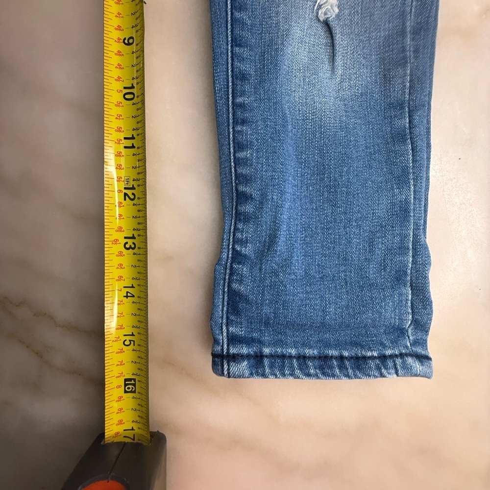 NWT 7 for all mankind Josefina skinny boyfriend blue jeans girls size 5 - Picture 9 of 11
